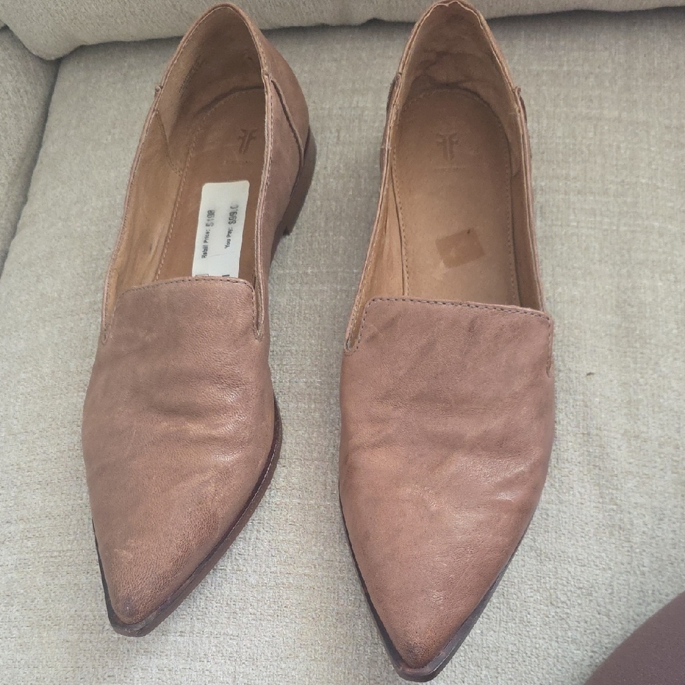 Frye Women's Brown Leather Flats